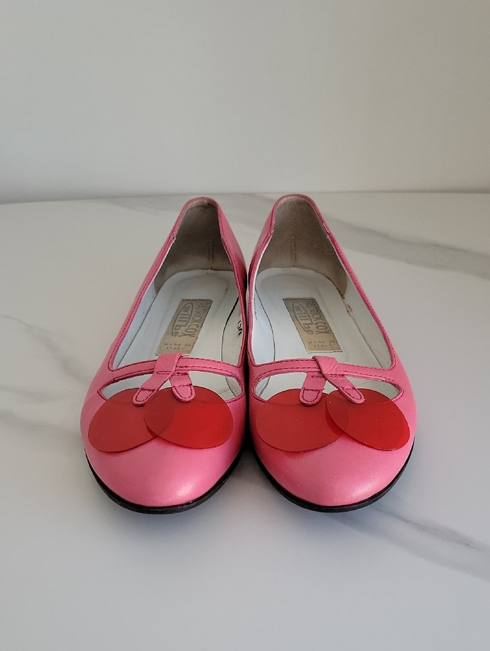 Patrick Cox Pink Leather Flats - Picture 3 of 15